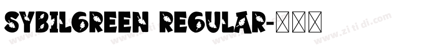 SybilGreen Regular字体转换